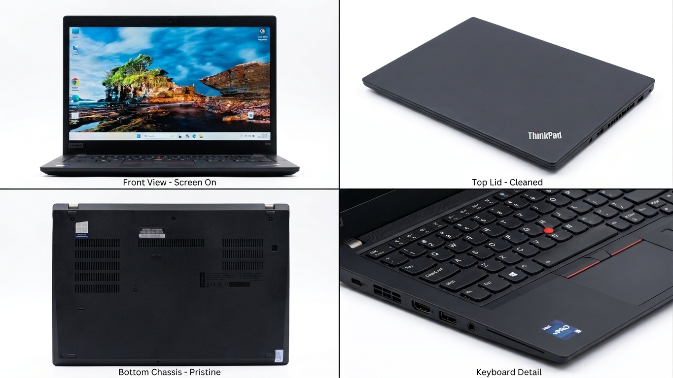 Lenovo ThinkPad T490 Intel Core i5– 8th Gen 8GB DDR4 RAM 256GB M.2 SSD 14” FHD Touchscreen | 180° Foldable
